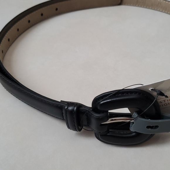 NWT 14th & Union Women's Black Trouser Fit Belt XL - Picture 1 of 5